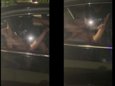 Anh trai dừng xe dập tới tấp em gái ở ghế sau