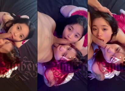 Thanh niên được em người yêu và bạn về phòng chịch p6