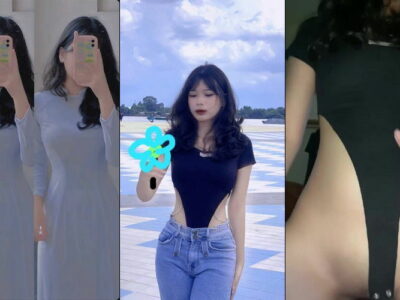 Vy Trần em nữ sinh lên đồ bodysuit cực nứng